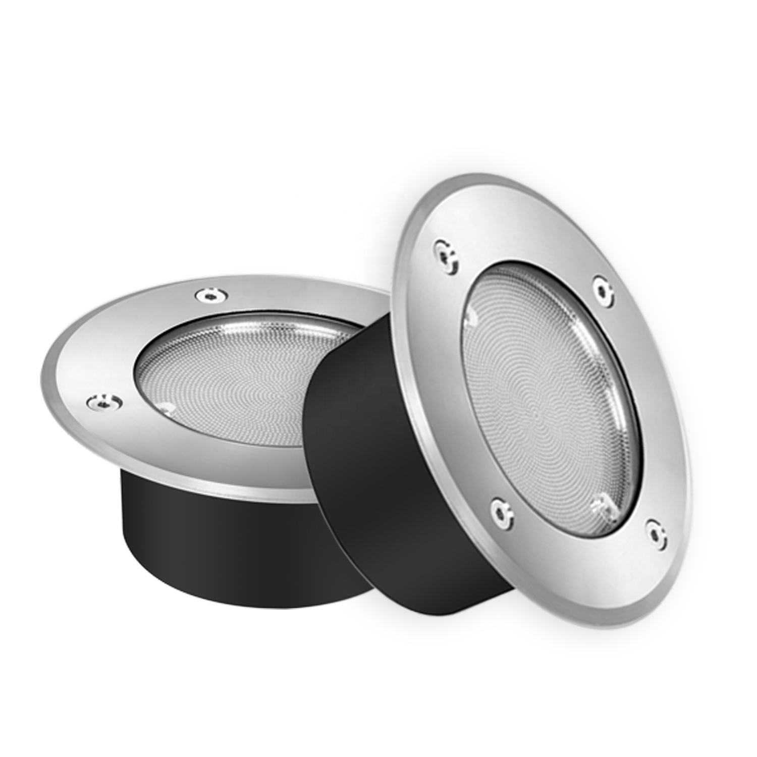 Sunbonar Solar Ground Lights Outdoor Disk Lights IP68 Waterproof Solar Garden Lights for Pathway Garden Yard Walkway Pool