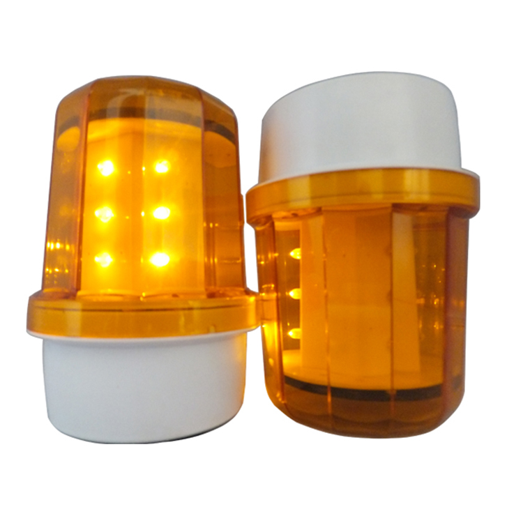 Solar Strobe Warning Light: Strong Magnetic Base Waterproof Traffic Lights,Solar Safety Flashing LED Lamp for Construction, Traffic, Factory, Safety Sign, Crane Tower